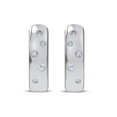 Lustra Diamond Huggies-Platinum