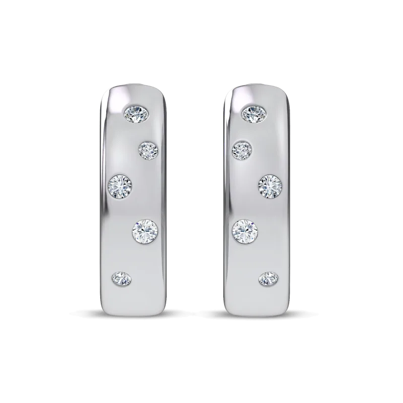 Lustra Diamond Huggies-Platinum