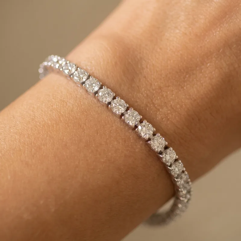 Lab Diamond Tennis Bracelet (5 ct. tw.)-10K White Gold