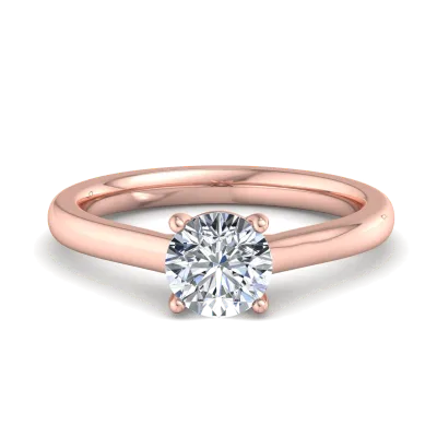 Summer Solitaire Engagement Ring, Round