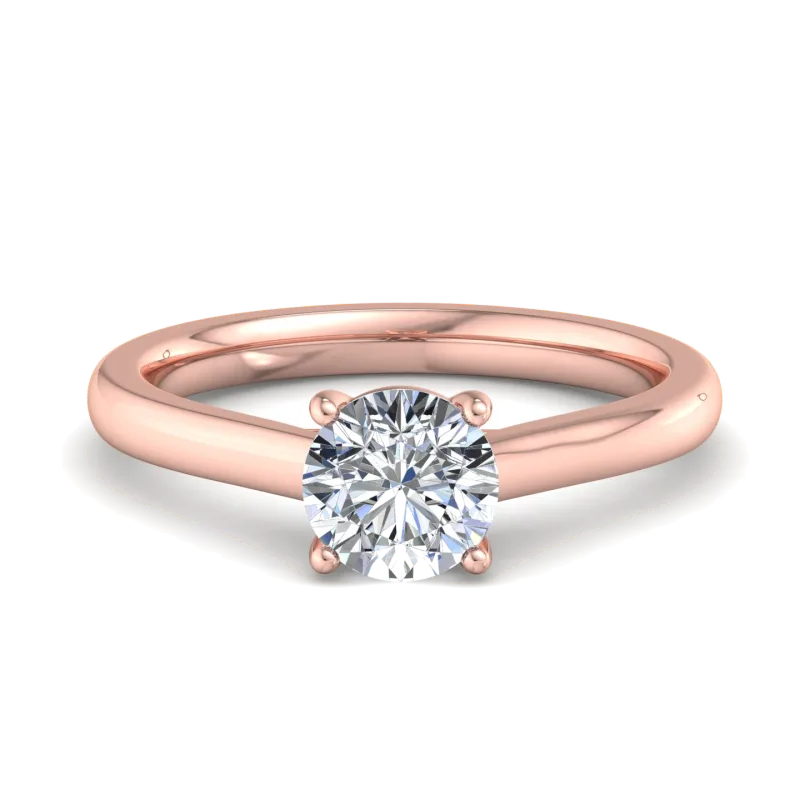 Summer Solitaire Engagement Ring, Round