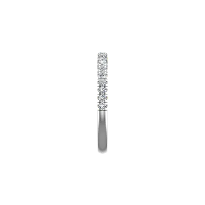 Oaklynn Pave Wedding Band 14K White Gold