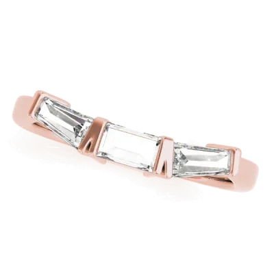 Delilah Wedding Band 14K Rose Gold