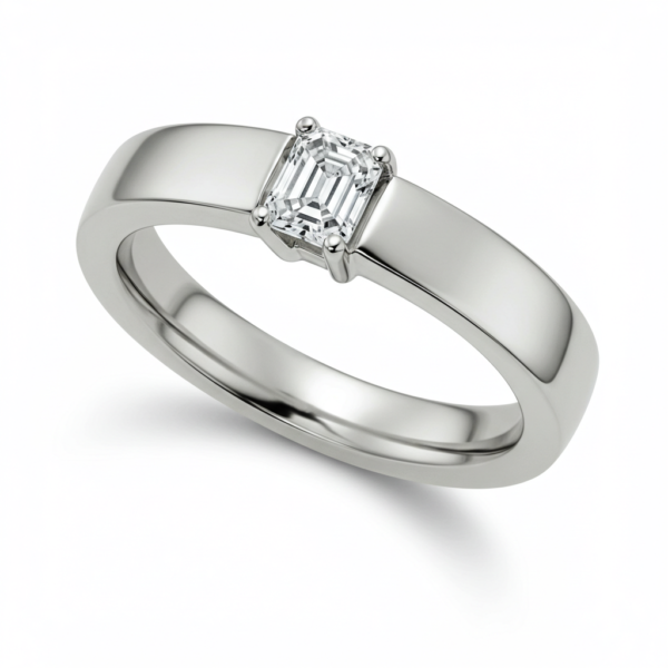 Men’s Wedding Bands - White Gold