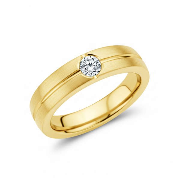 Men’s Wedding Bands - Yellow Gold