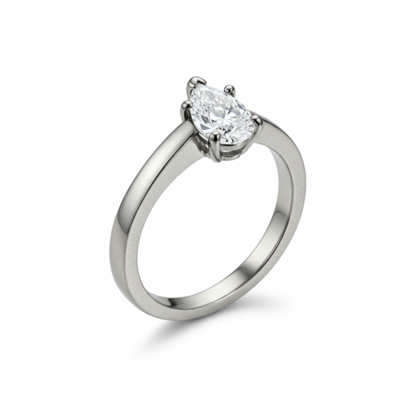 Solitaire Rings - Titanium