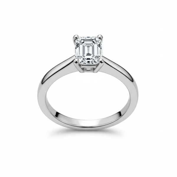Solitaire Rings - White Gold
