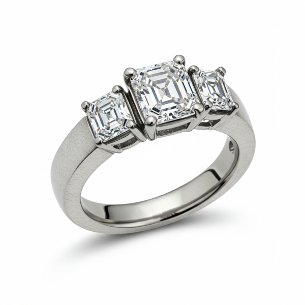 Three-Stone Rings - Titanium