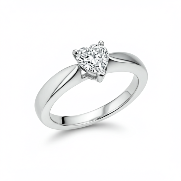 One-Stone Rings - Platinum