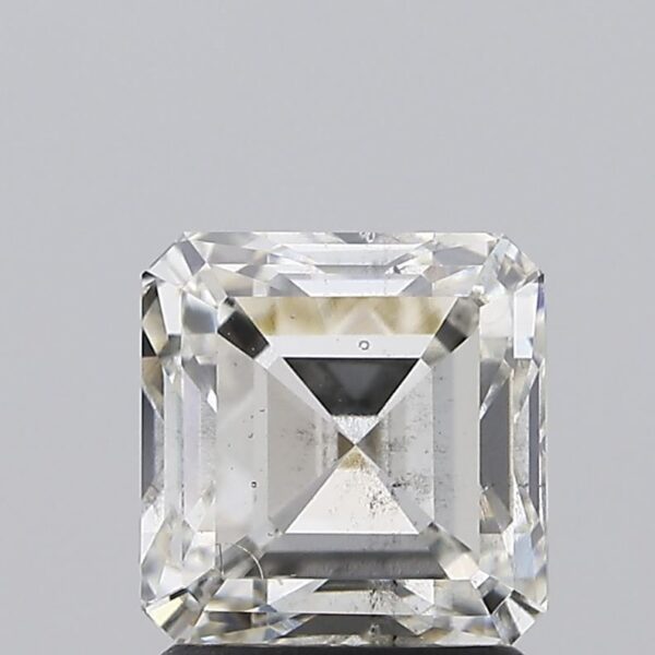 This 2.00 carat Asscher lab created diamond is certified by IGI as H color SI2 clarity and Rare Carat Ideal cut. It can be purchased as a loose diamond or set in a ring.