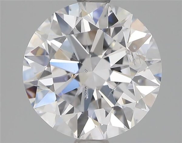 2.02 Carat Round Cut Lab Diamond