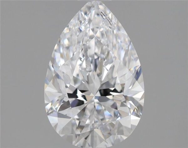 This 1.16 carat Pear lab created diamond is certified by IGI as D color VS1 clarity and Very Good cut. It can be purchased as a loose diamond or set in a ring.