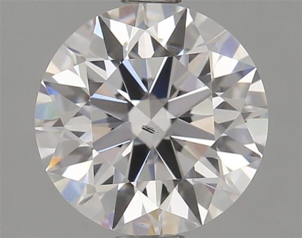This 1.73 carat Round lab created diamond is certified by IGI as D color SI1 clarity and Rare Carat Ideal cut. It can be purchased as a loose diamond or set in a ring.