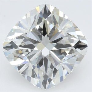 3.31 Carat Cushion Cut Lab Diamond