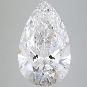 5.58 Carat Pear Cut Lab Diamond