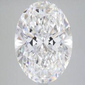 8.68 Carat Oval Cut Lab Diamond
