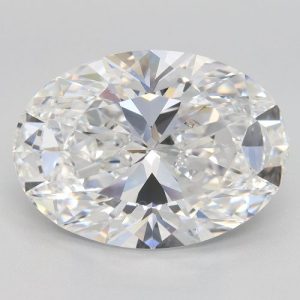 5.24 Carat Oval Cut Lab Diamond