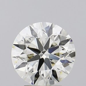 3.02 Carat Round Cut Lab Diamond