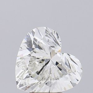 3.36 Carat Heart Cut Lab Diamond