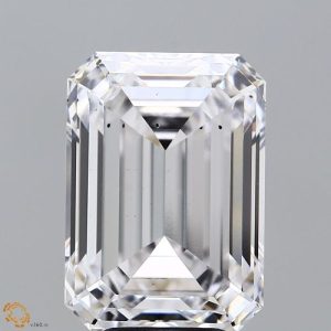 6.39 Carat Emerald Cut Lab Diamond