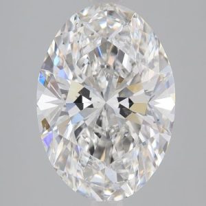 3.20 Carat Oval Cut Lab Diamond