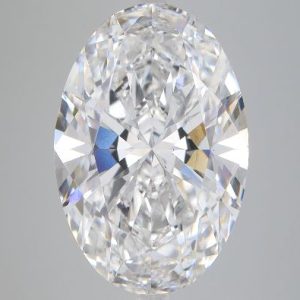 8.32 Carat Oval Cut Lab Diamond