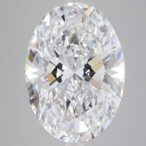 11.14 Carat Oval Cut Lab Diamond