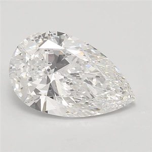3.99 Carat Pear Cut Lab Diamond