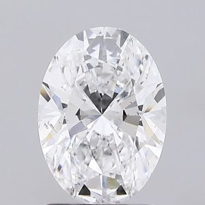 1.50 Carat Oval Cut Lab Diamond