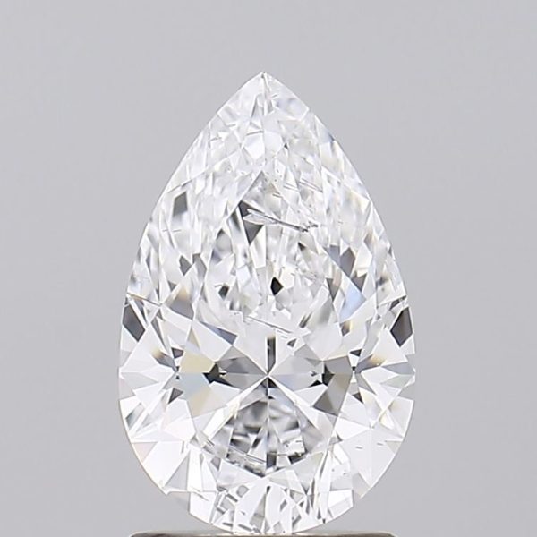 1.36 Carat Pear Cut Lab Diamond