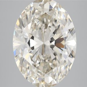 4.58 Carat Oval Cut Lab Diamond