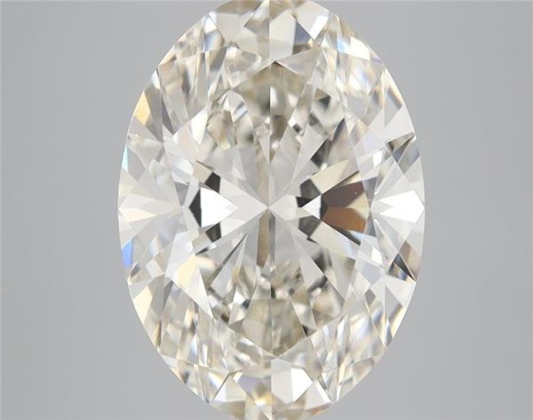 4.58 Carat Oval Cut Lab Diamond