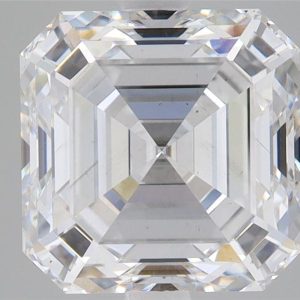 4.94 Carat Asscher Cut Lab Diamond