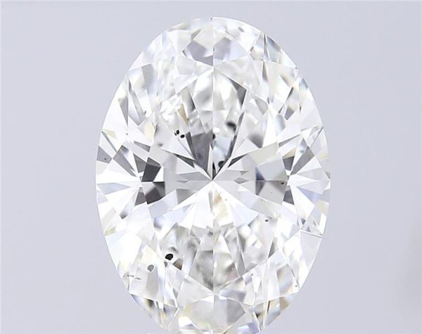 5.39 Carat Oval Cut Lab Diamond