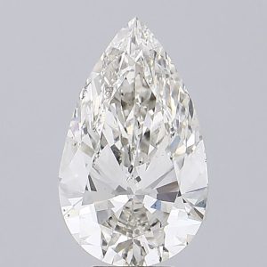 6.00 Carat Pear Cut Lab Diamond