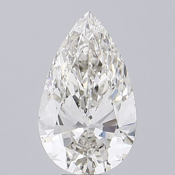6.00 Carat Pear Cut Lab Diamond