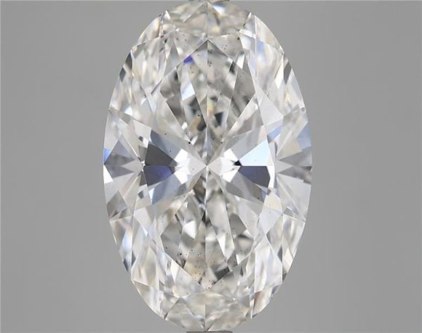 6.41 Carat Oval Cut Lab Diamond