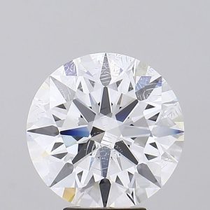 5.39 Carat Round Cut Lab Diamond