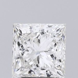 2.72 Carat Princess Cut Lab Diamond