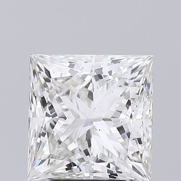 2.72 Carat Princess Cut Lab Diamond