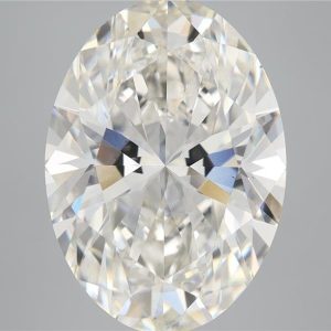 7.38 Carat Oval Cut Lab Diamond