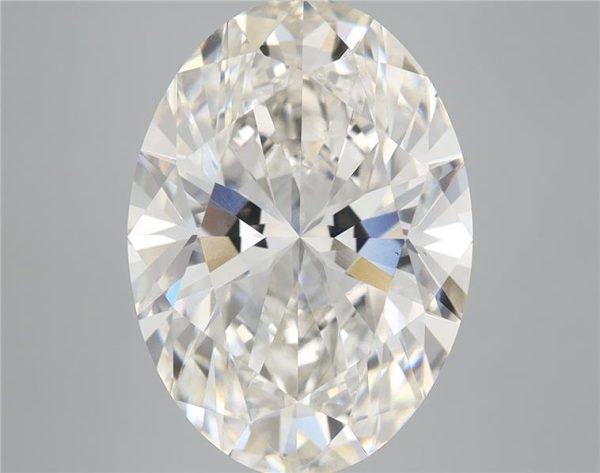 7.38 Carat Oval Cut Lab Diamond