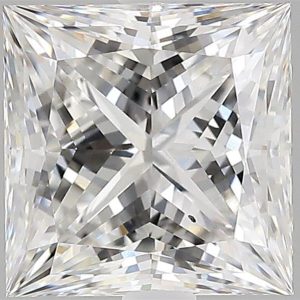 3.72 Carat Princess Cut Lab Diamond