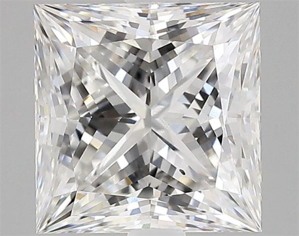 3.72 Carat Princess Cut Lab Diamond