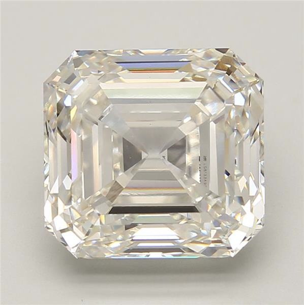 8.71 Carat Asscher Cut Lab Diamond