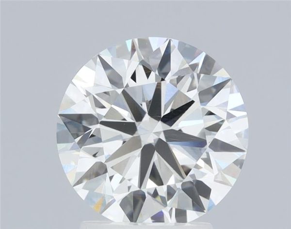2.45 Carat Round Cut Lab Diamond