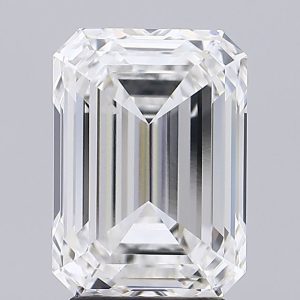 3.77 Carat Emerald Cut Lab Diamond