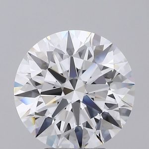 5.19 Carat Round Cut Lab Diamond