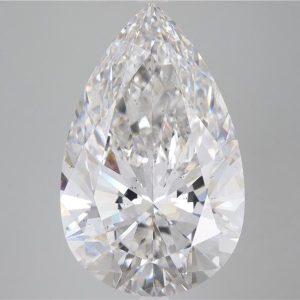 11.73 Carat Pear Cut Lab Diamond