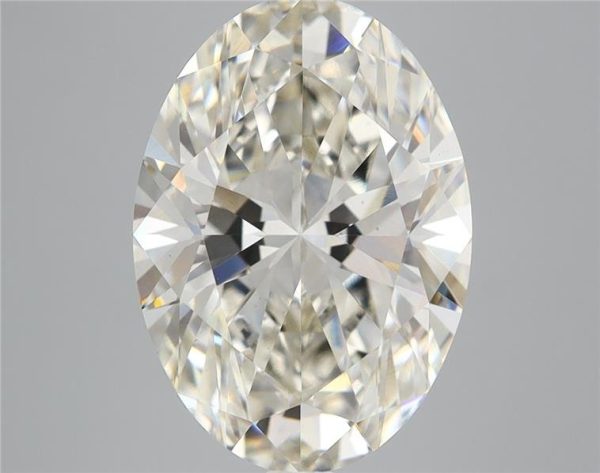 5.21 Carat Oval Cut Lab Diamond